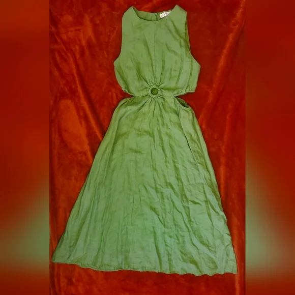 Mango | Dresses | Mango Linen Green Dress | Poshmark Mango | Dresses | Mango Linen Green Dress | Poshmark